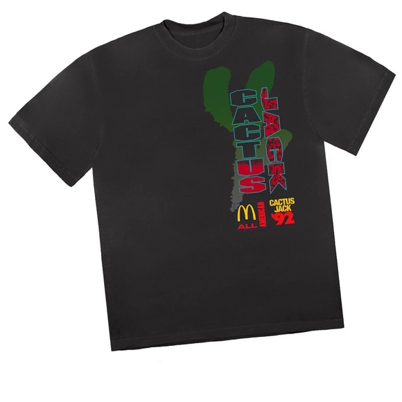 Travis Scott/Mcdonalds collab Tshirt-Men's medium - Picture 1 of 2